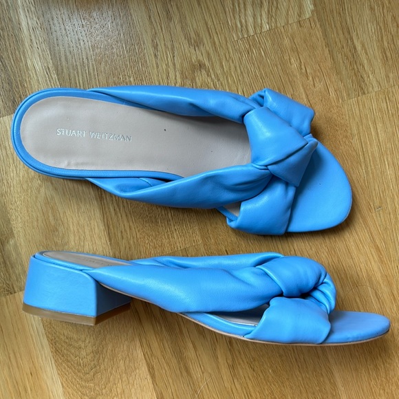 Stuart Weitzman Playa 35 Knot Block Slide - Picture 1 of 7